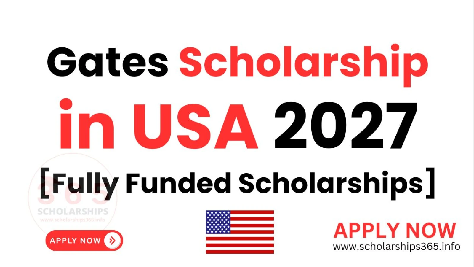 Gates Scholarship in USA 2027 [Fully Funded Scholarships]