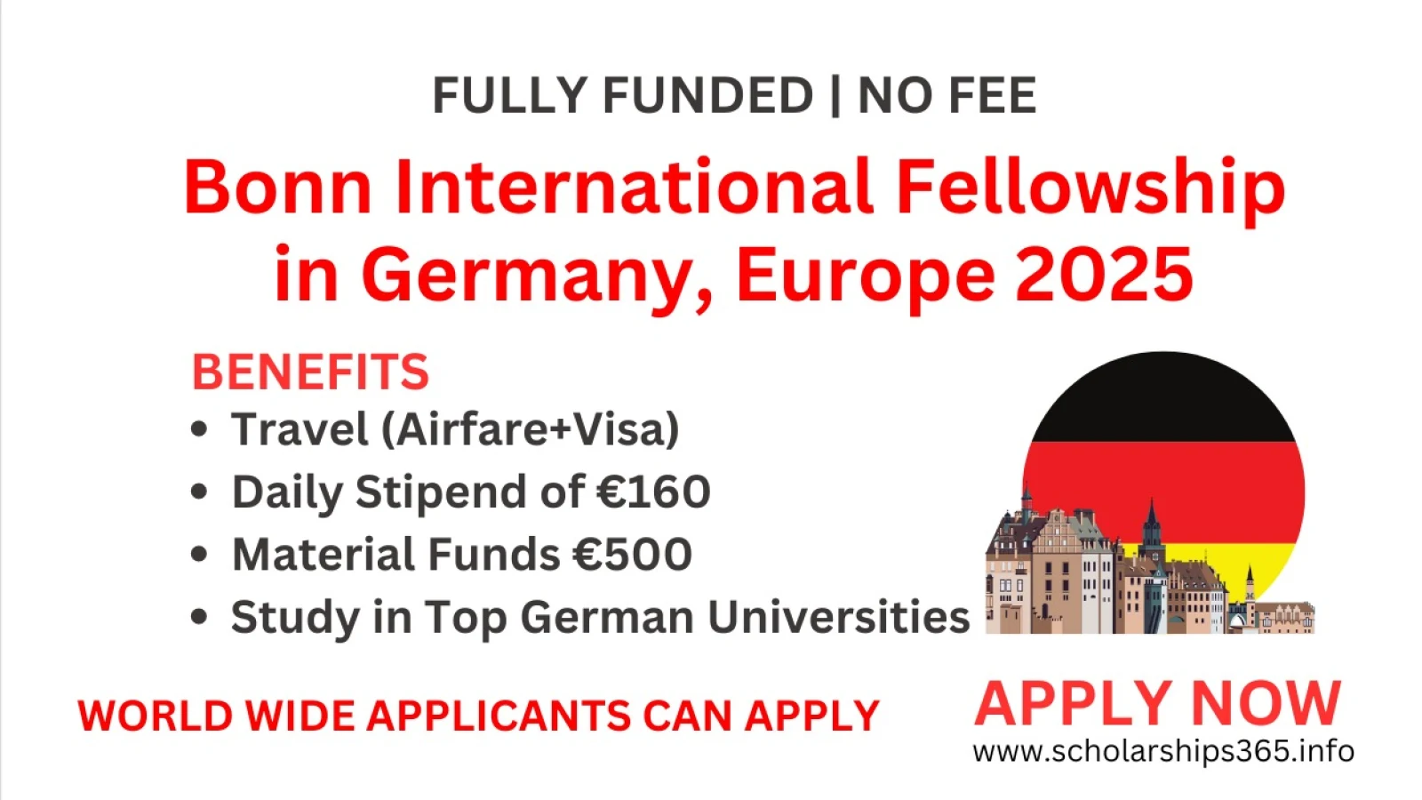 Bonn International Fellowship in Germany 2025 [Fully Funded Fellowships]