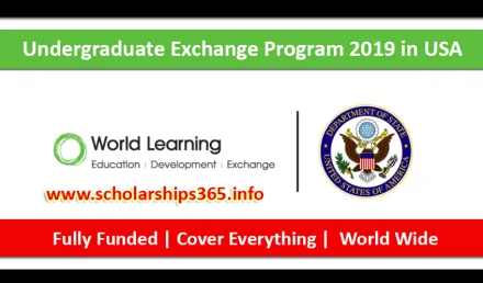 Global Undergraduate Exchange Program 2019 in USA (Global UGRAD)
