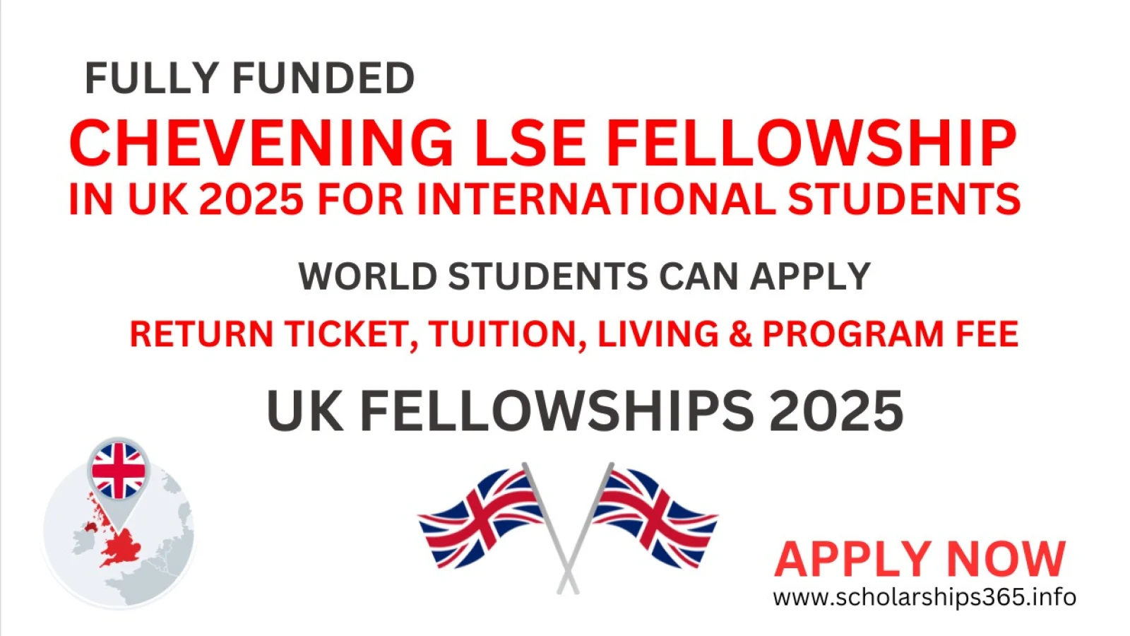 Chevening LSE Fellowship in UK 2025 [Fully Funded Fellowships Program]