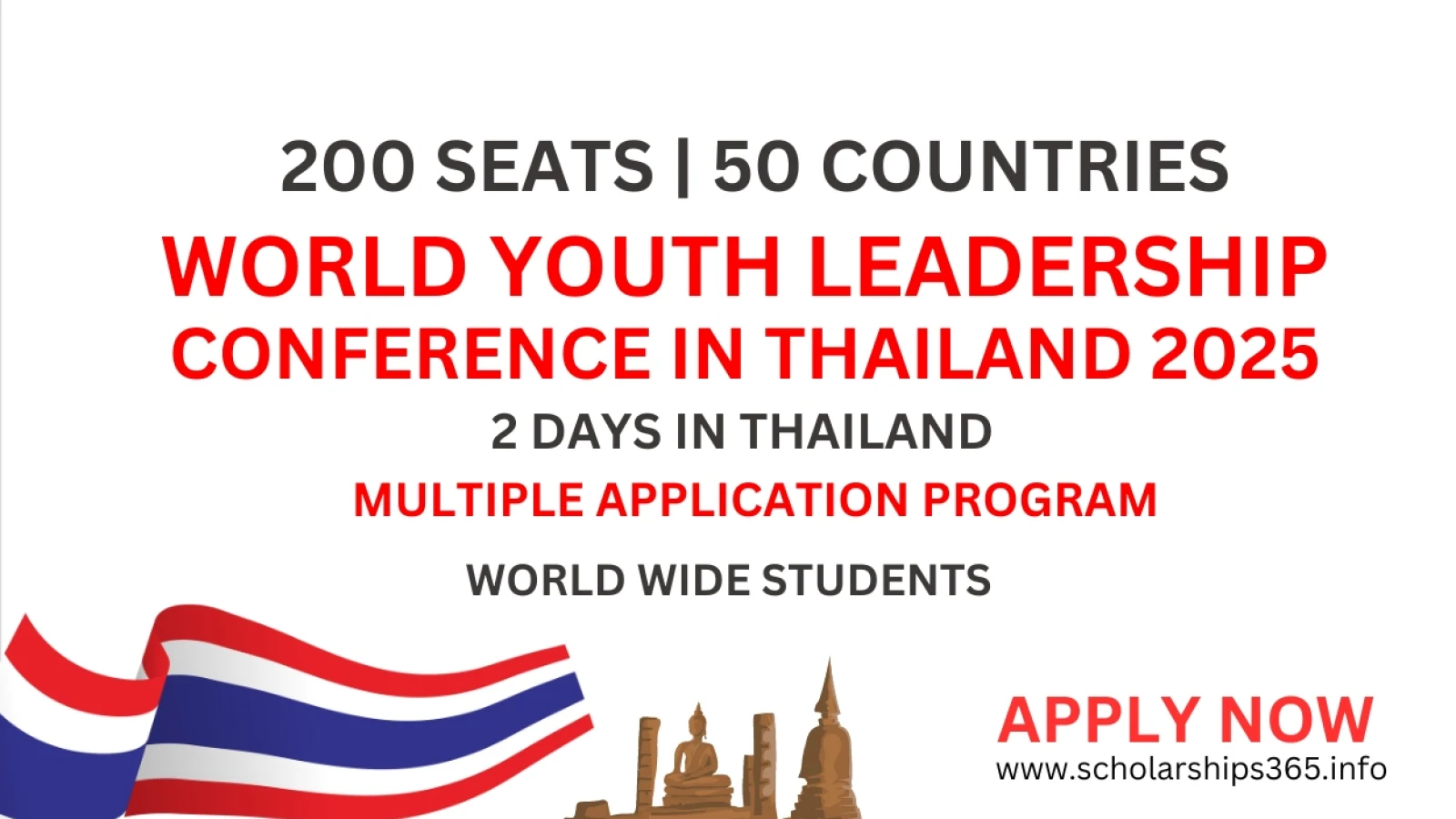 World Youth Leadership Conference 2025 in Thailand [200 Participants]