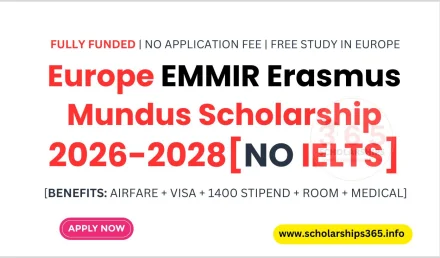 Europe EMMIR Erasmus Mundus Scholarship 2026-2028 [Fully Funded]