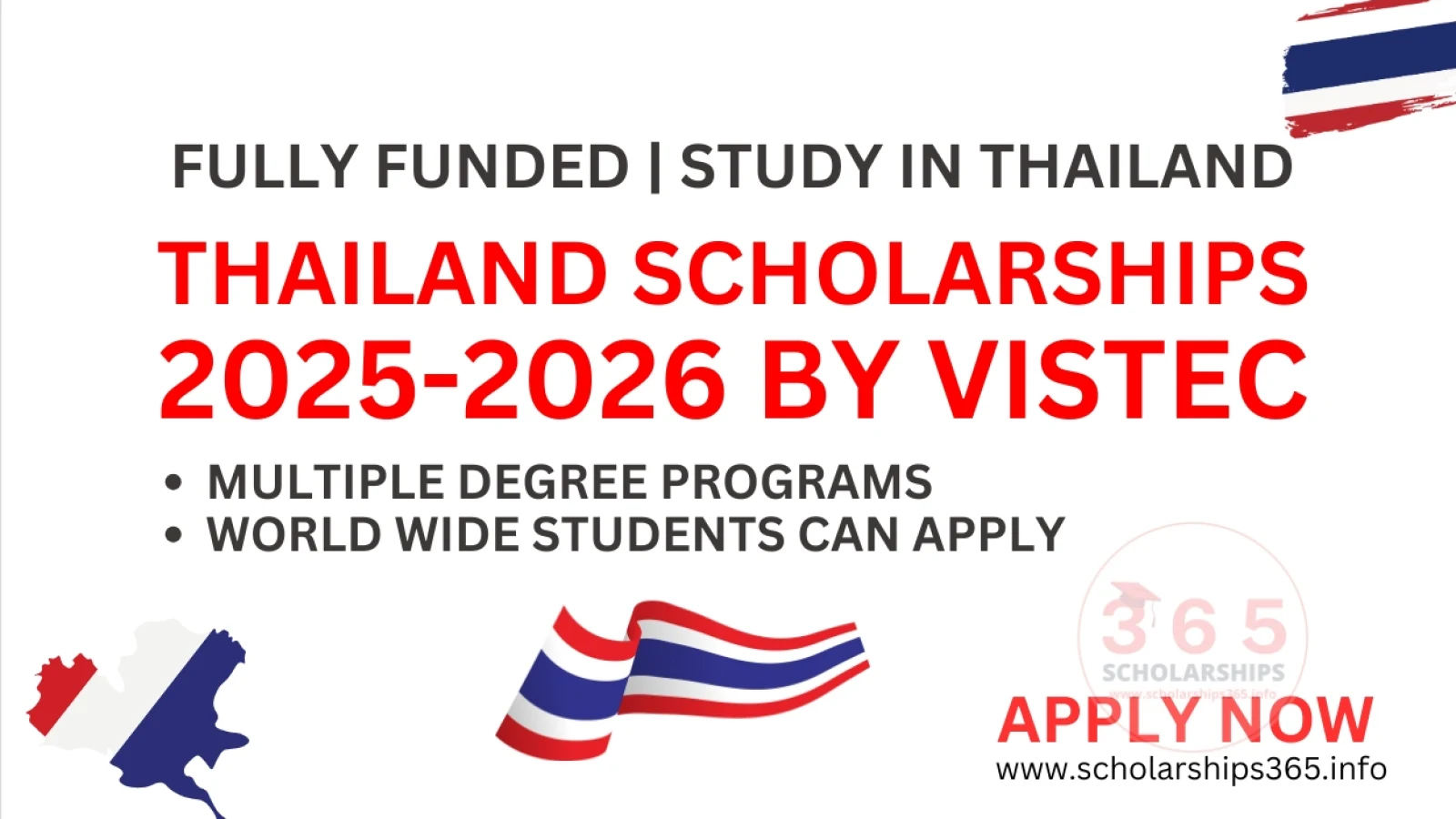 Thailand Scholarships 2025 by VISTEC [Fully Funded Scholarships]
