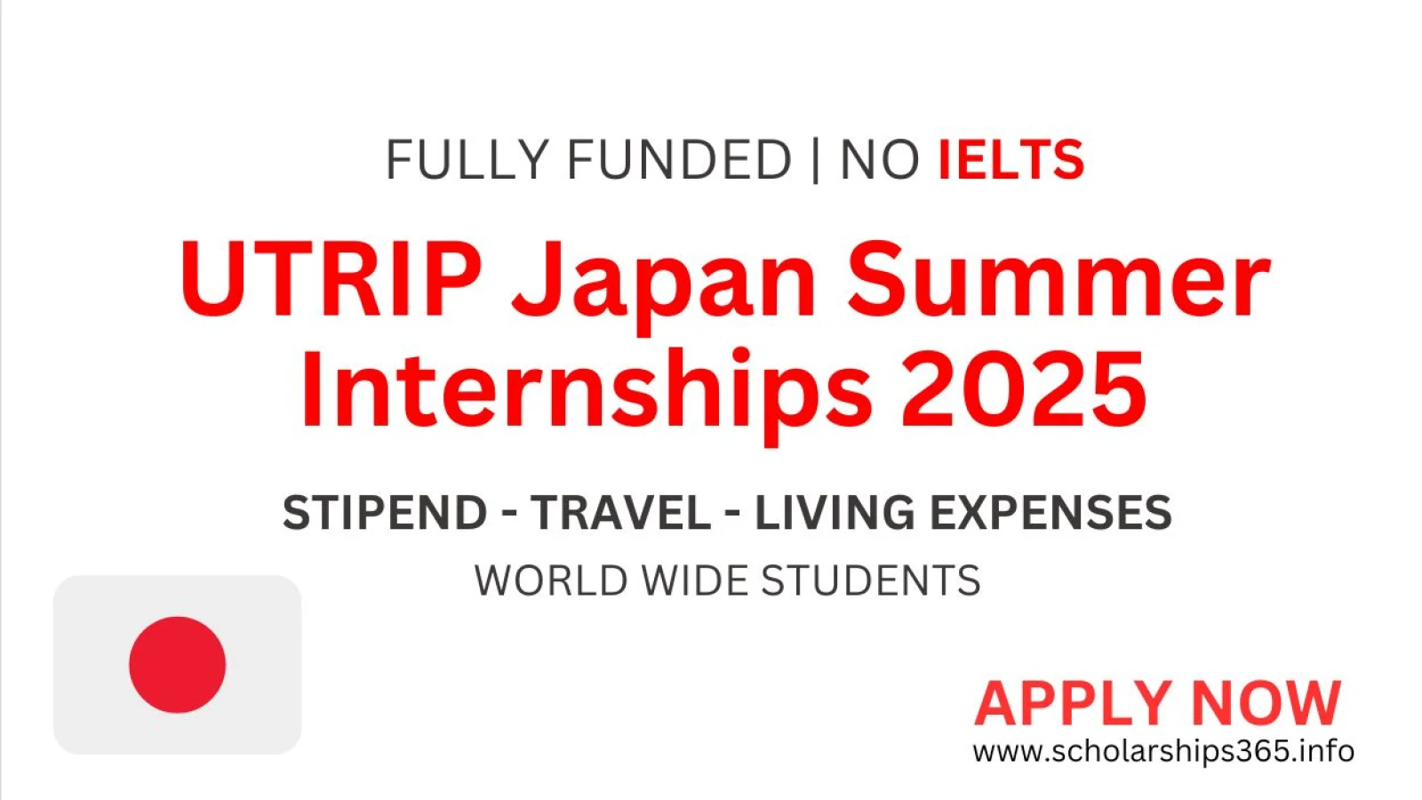 UTRIP Japan Summer Internships 2025 [Fully Funded Internship]