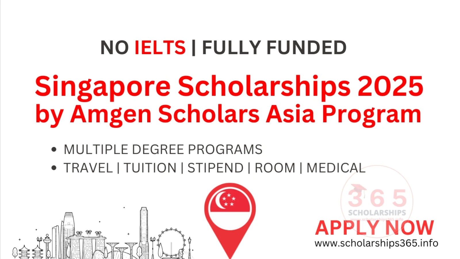Singapore Scholarships 2025 by Amgen Scholars Asia Program [Fully Funded]