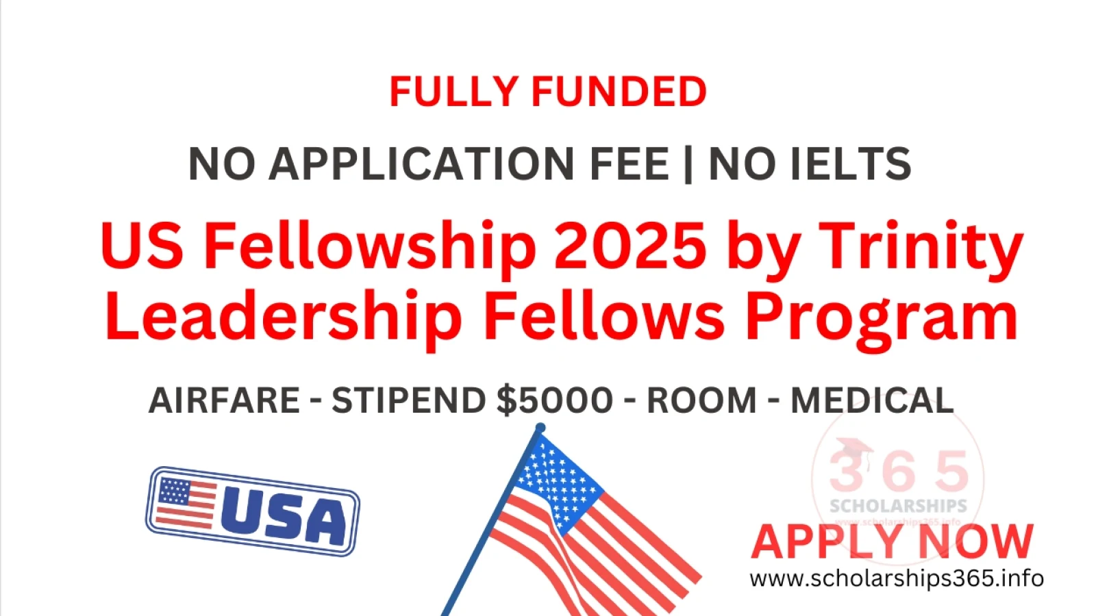 US Fellowship Program 2025 by Trinity Leadership Fellows Program [Fully Funded]