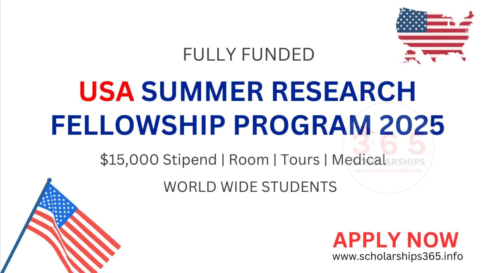 USA Summer Research Fellowship Program 2025 [Fully Funded]