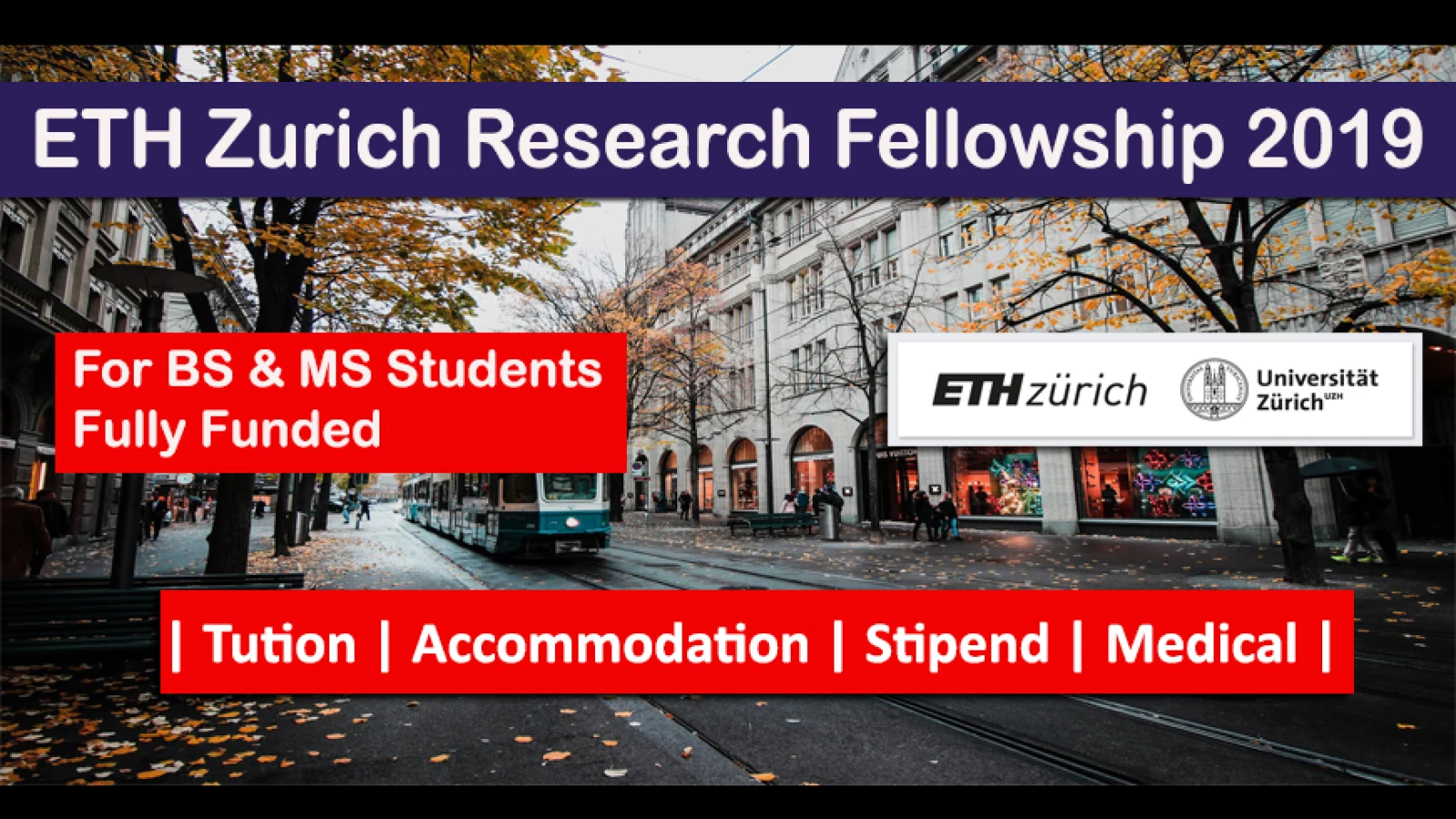 ETH Zurich Summer Research Fellowship 2019 Fully Funded in Switzerland 2019-2020