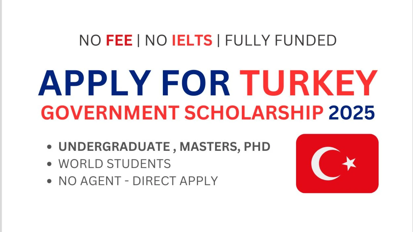 Apply for Turkey Government Scholarship 2025 [Fully Funded Scholarships]