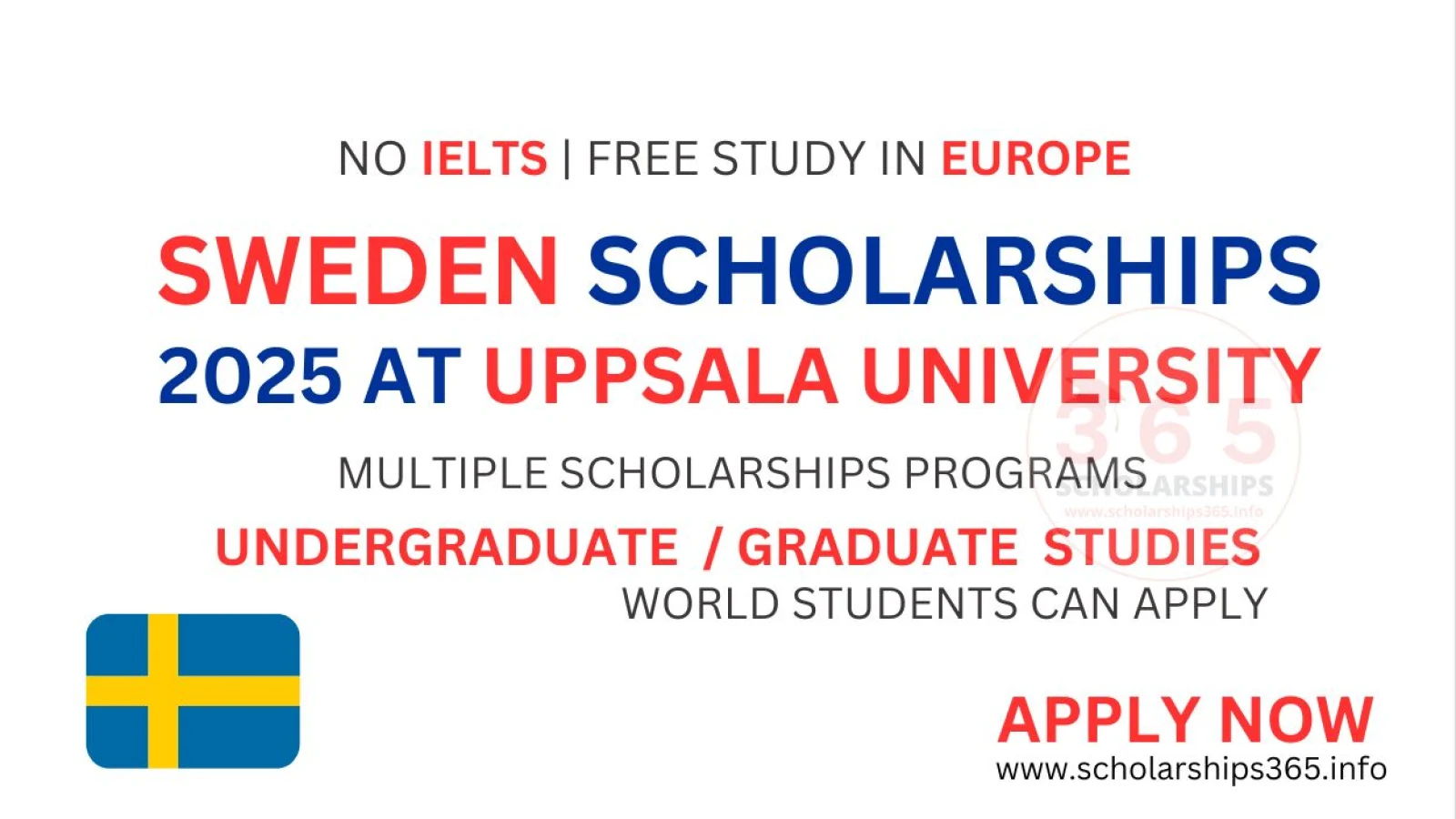 Sweden Scholarships 2025 at Uppsala University [Study in Sweden]
