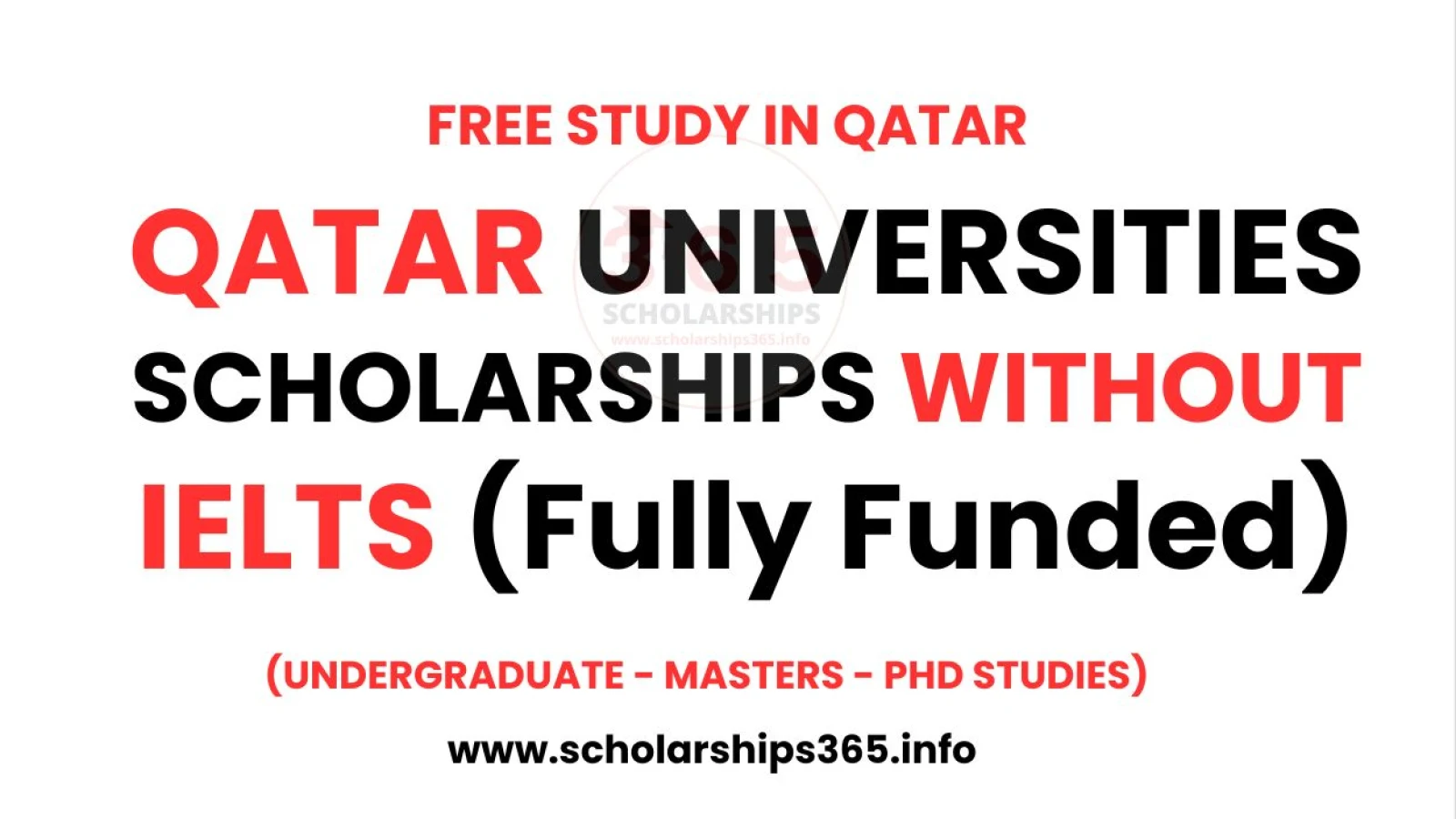 Qatar Universities Scholarships Without IELTS 2026-2027