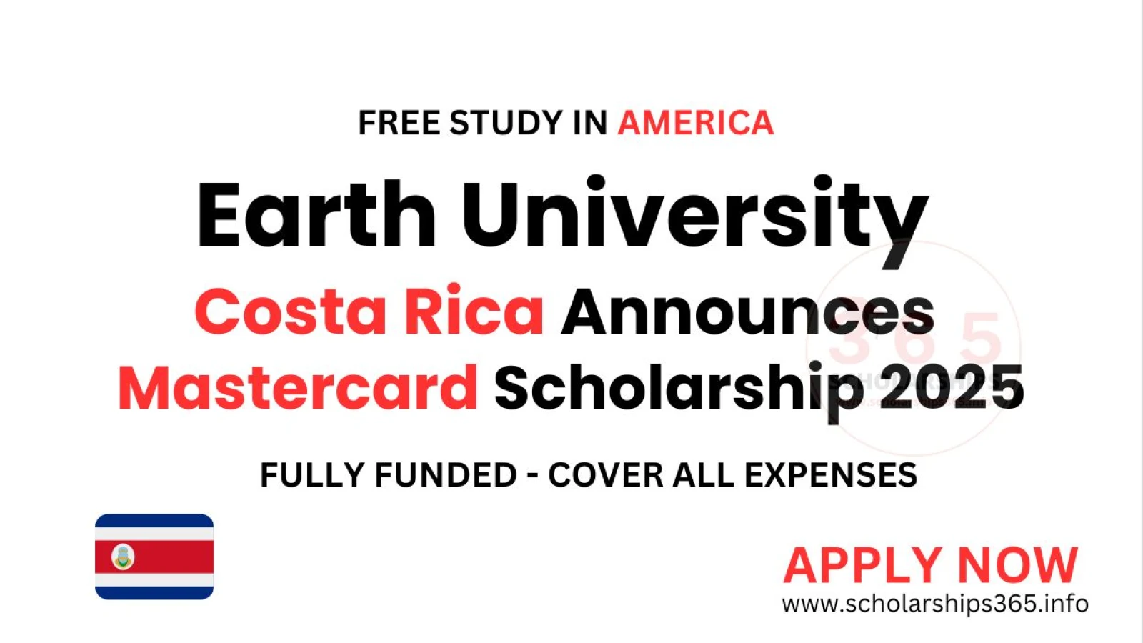 Earth University Costa Rica Announces Mastercard Scholarship 2025