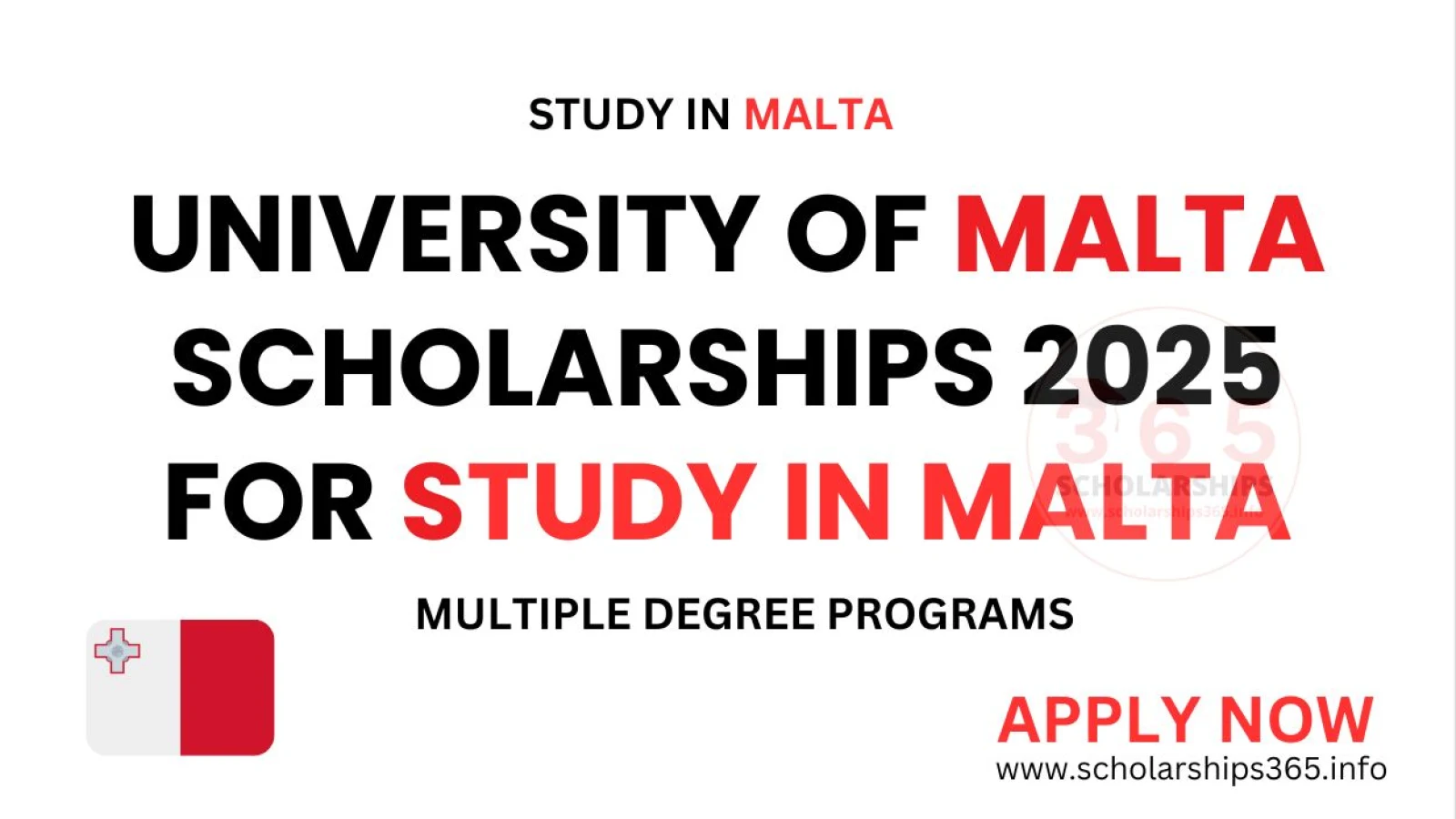 University of Malta Scholarships 2025 [Study in Malta, Europe]