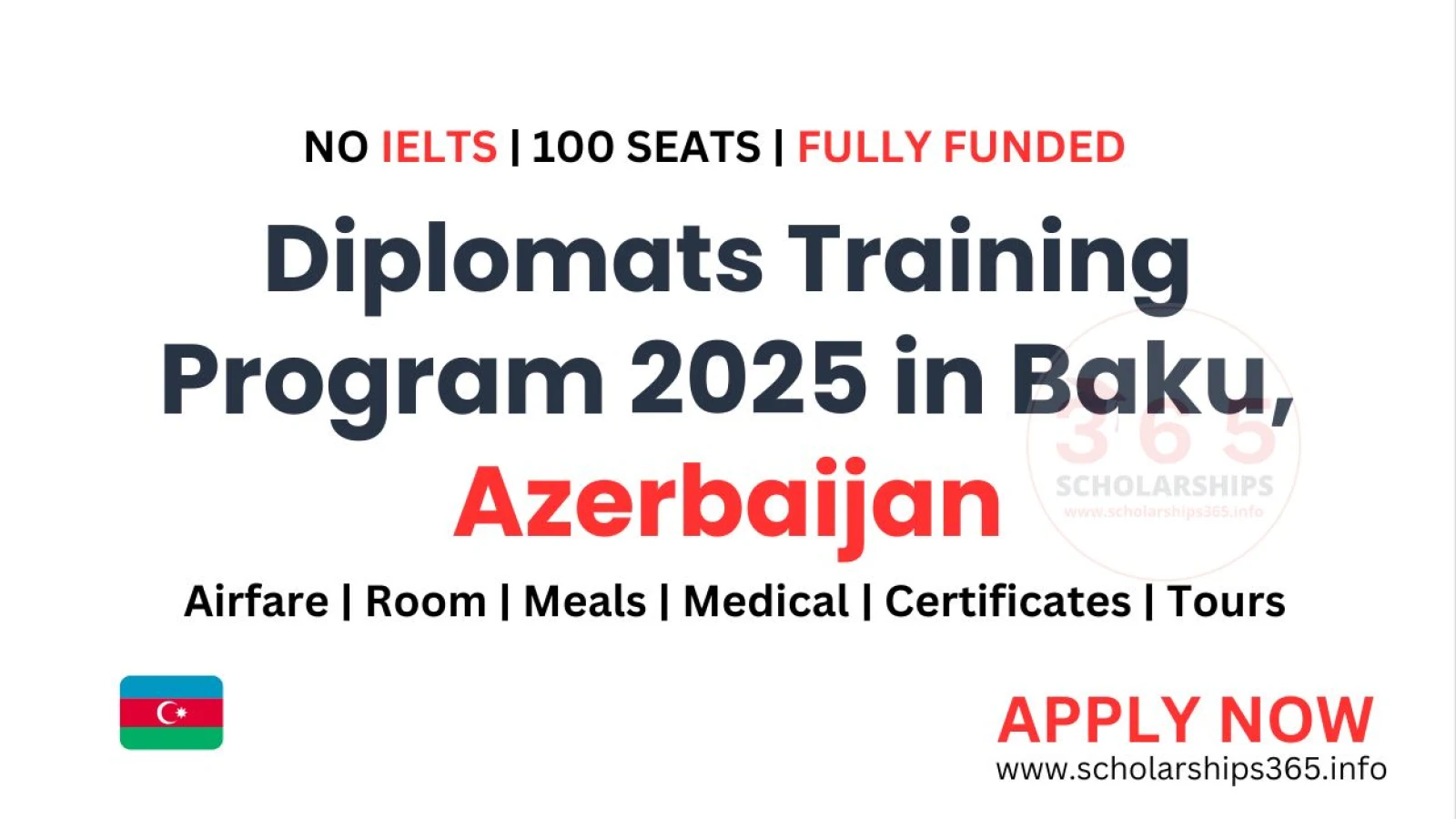 Diplomats Training Program 2025 in Baku, Azerbaijan [Fully Funded]