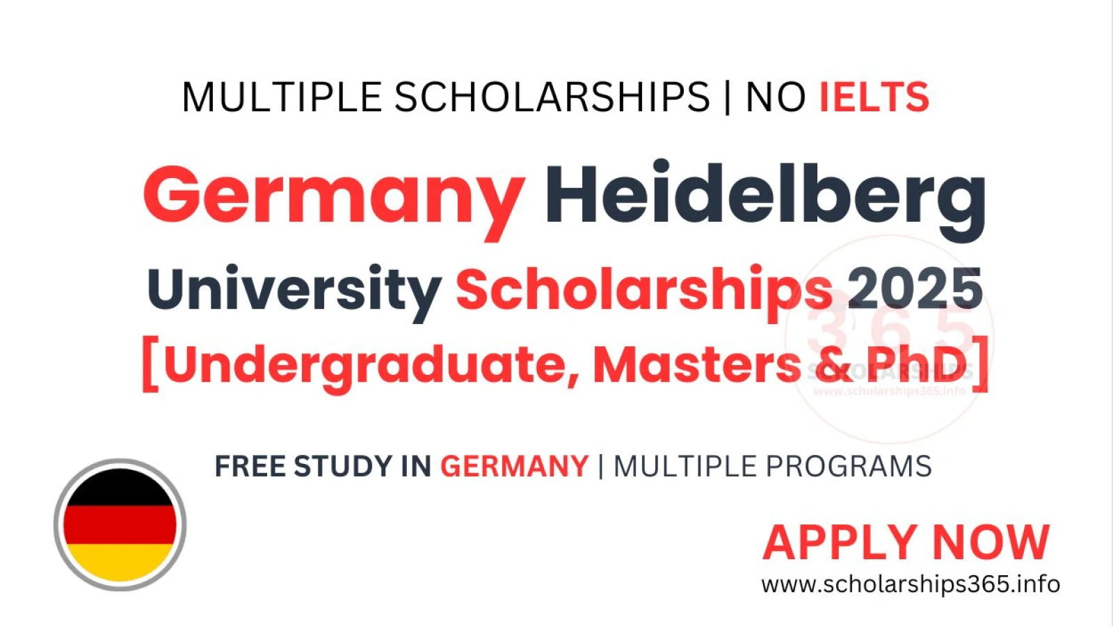 Germany Heidelberg University Scholarships 2025 [Undergraduate, Masters & PhD]
