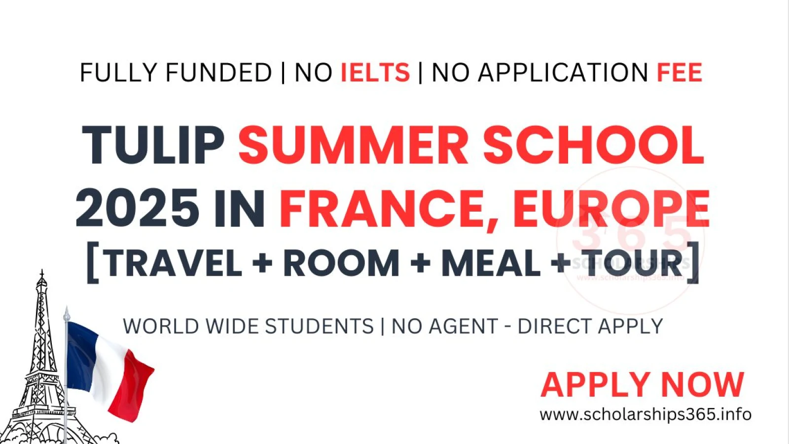 Tulip Summer School in France 2025 [Fully Funded School]