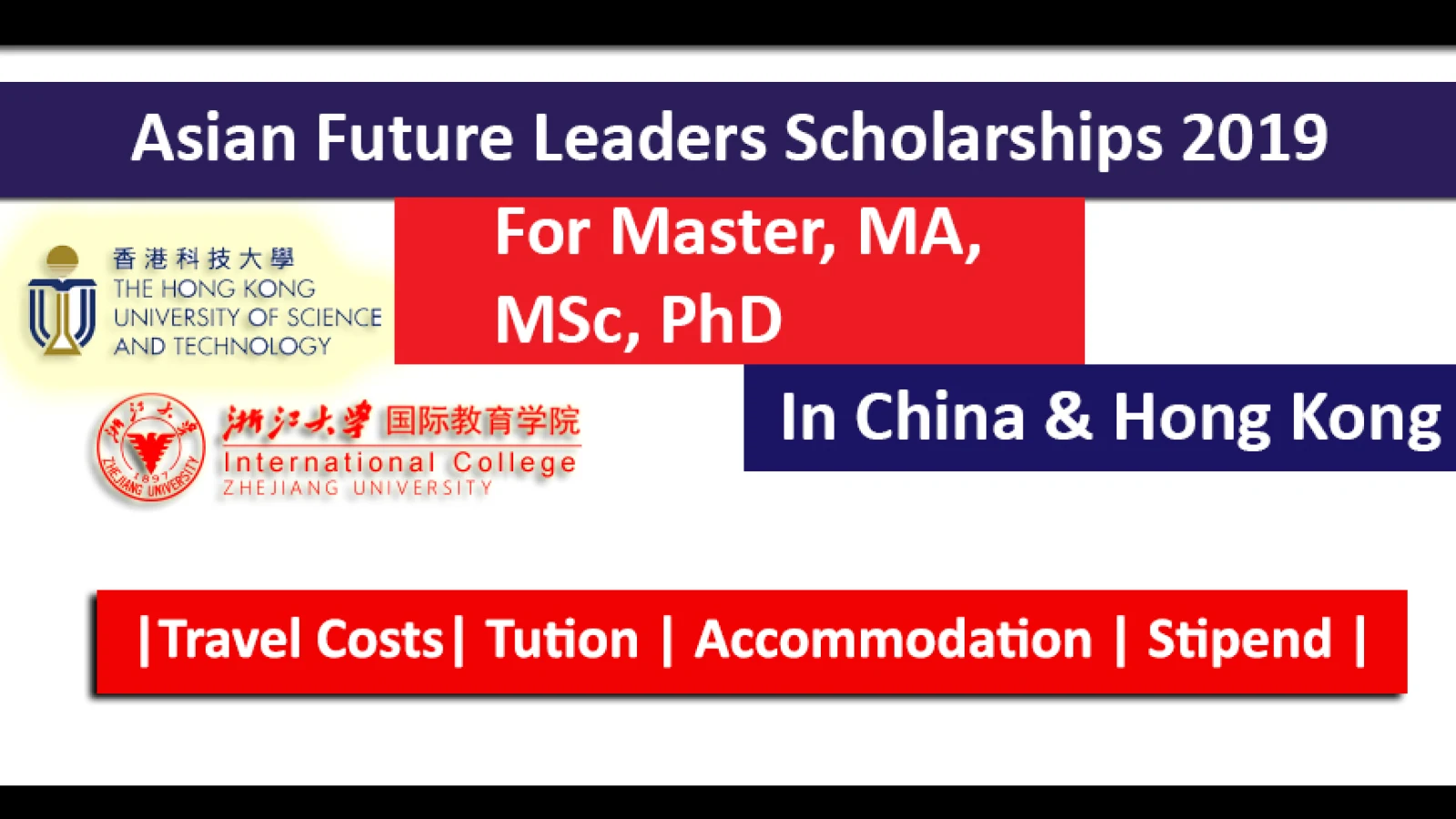 Asian Future Leaders Scholarship Program 2019 For Master, MA, MSc, PhD