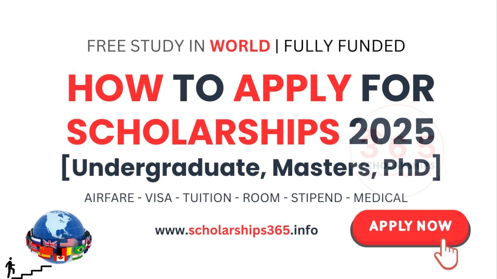 How to Apply for Scholarships 2025 [Undergraduate, Masters, PhD]