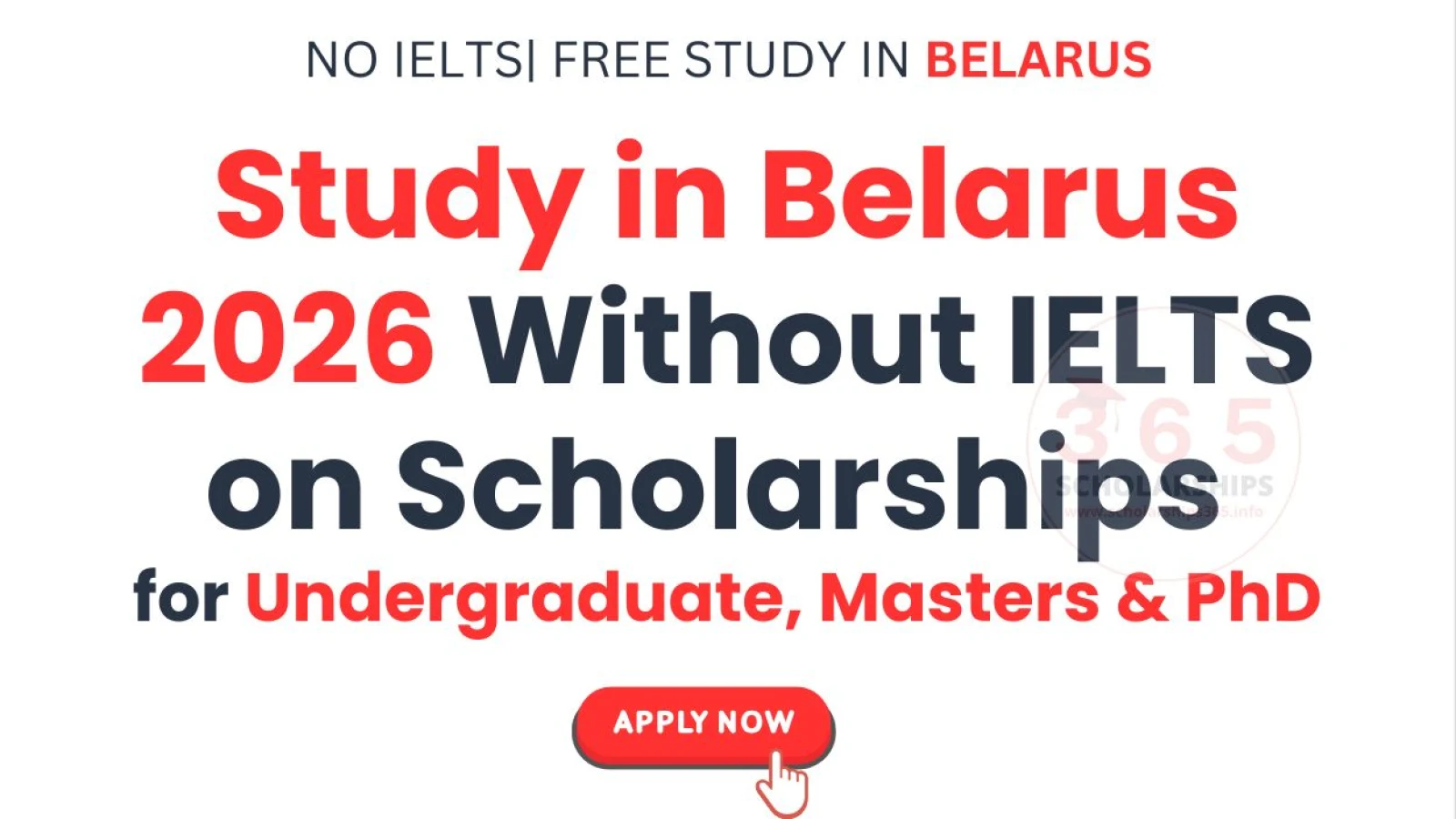 Study in Belarus 2026 Without IELTS on Scholarships [Undergraduate, Masters, PhD]