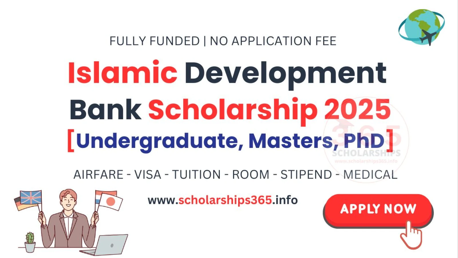 Islamic Development Bank Scholarship 2025 [Fully Funded IsDB Scholarships 2025]
