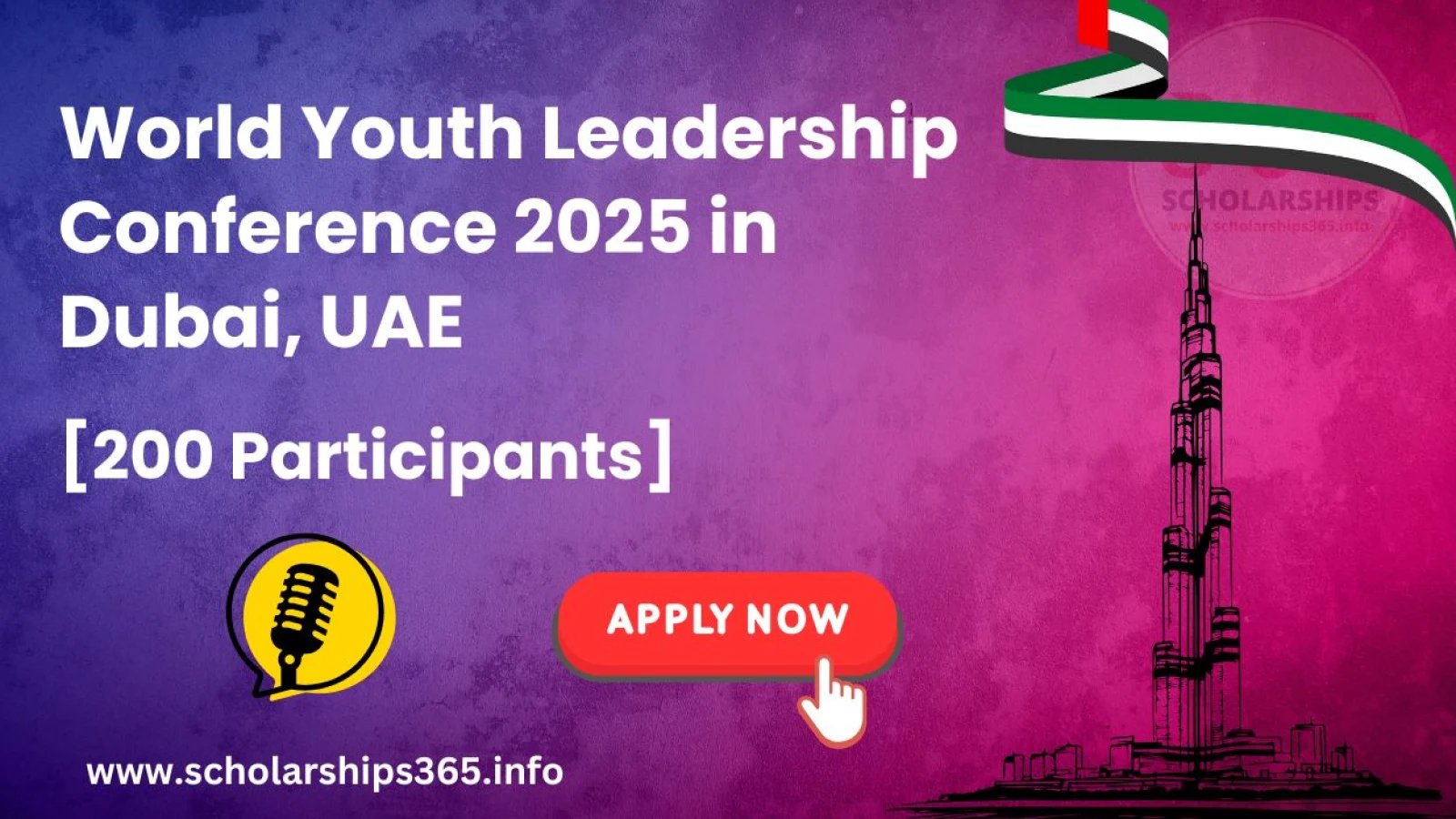 World Youth Leadership Conference 2025 in Dubai, UAE [200 Participants]