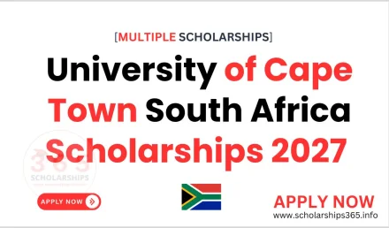 University of Cape Town South Africa Scholarships 2027 [Multiple Scholarships]