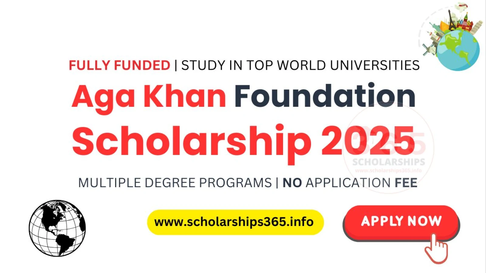 Aga Khan Foundation Scholarship 2025 [Fully Funded Scholarships]