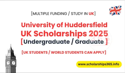 University of Huddersfield UK Scholarships 2025 [Multiple Scholarships]