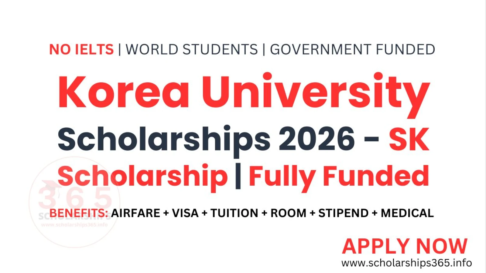 Korea University Scholarships 2026 [SK Global Scholarship | Fully Funded]