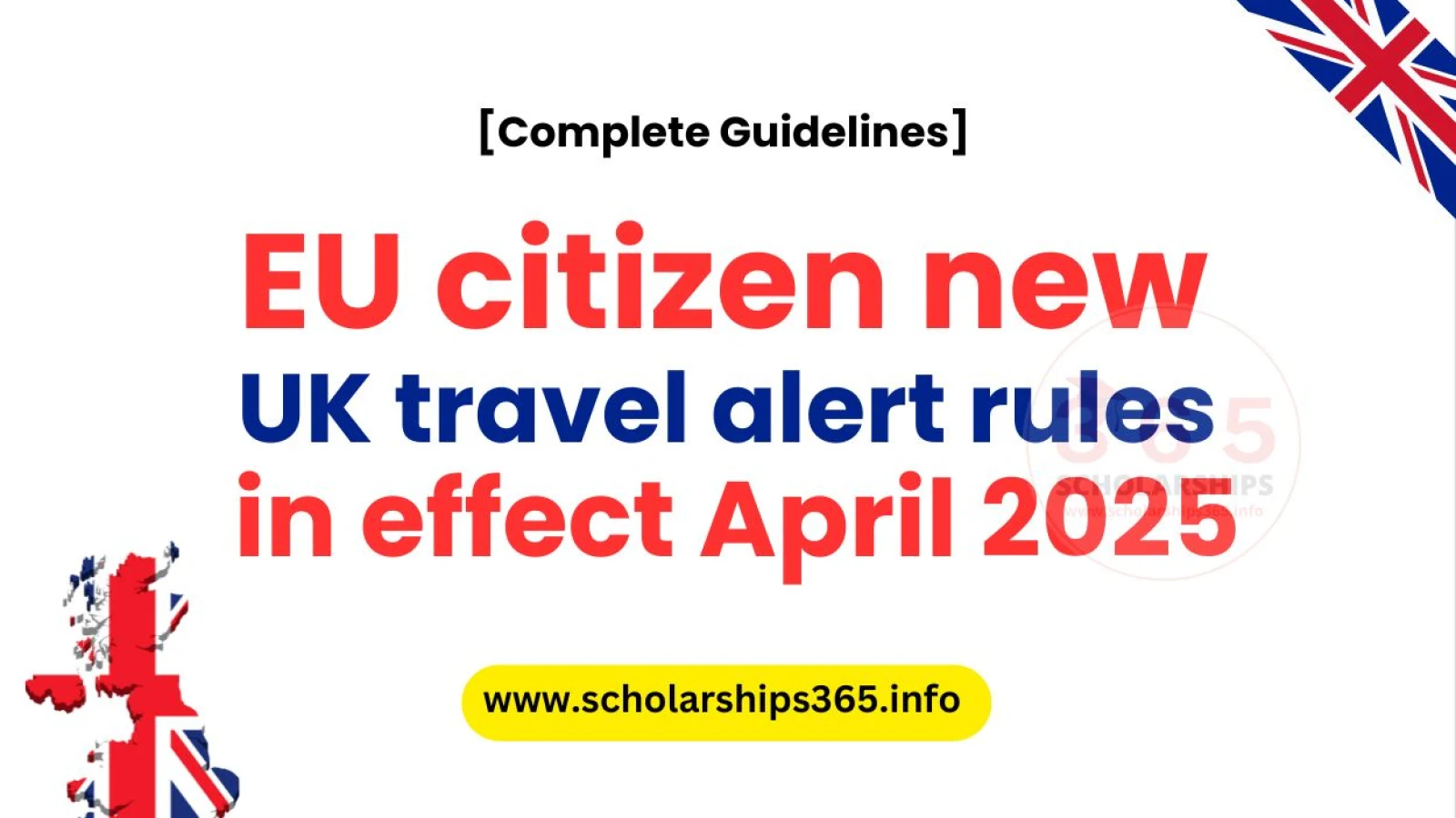 EU citizen new UK travel alert rules in effect April 2025