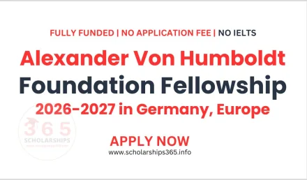 Alexander Von Humboldt Foundation Fellowship 2026 in Germany [Fully Funded]